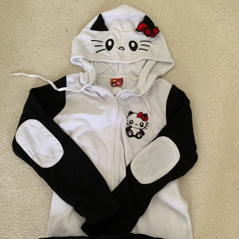 Hello Kitty Onesie Jammy. Super Soft Material With Hood